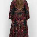 City Chic Women's Plus Size Dress - Ivanna Maxi (Black, L)