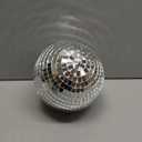 NuLink 8inch Disco Ball Decor Mirror Balls Hanging Disco for Party Decorations Wedding Home (Silver)