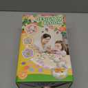 RISUNTOY Flower Craft Kits, Arts and Crafts for Kids 4-12, DIY Fabric Bouquet Making Set, Fun Art Supplies & Activities, Best Birthday Gifts for Girls Boys