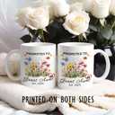 Promoted to Aunt And Uncle 2025 Mugs Set of 2, First Time Aunt Uncle New Baby Gift for Expecting Pregnancy Gifts Idea (au un2025)