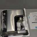 XIXUBX 20Bar Espresso Machine, Compact Espresso Maker with Milk Frother, Stainless Steel Coffee Machine for Cappuccino&Latte, 42oz Water Tank, Visible Pressure Gauge, Home & Office, Silver