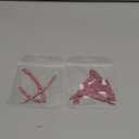 Yeapop Bling Pink Rhinestone Emblems for Tesla Model Y, 6 Pcs Emblems Stickers for Front Trunk, Rear Trunk, Bedazzled Accessories for Y