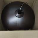 Metal Bird Feeder for Outdoors Hanging,3.0LB Seed Feeder,Easy to Fill & Clean,360 Feeding,Weatherproof Roof for Gardens and Wild Birds,Brown