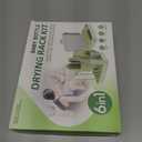 6 in 1 Baby Traveling Set Includes Straw Cleaner, Silicone Brush, Nipple Brush, Soap Dispenser, Drying Rack + Tray and Bottle Clip, Brush Washer, Newborn Essentials, Girl and Boy Gifts, Green