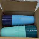 US Acrylic Newport 10 ounce Unbreakable Plastic Stackable Juice Tumblers in Coastal Colors | Set of 12 Drinking Cups | Reusable, BPA-free, Made in the USA, Top-rack Dishwasher and Microwave Safe