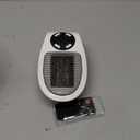 Plug in Small Space Heater for Indoor Use 450W, Wall Outlet Electric Heater with Remote, 12H Timer & LED Display, PTC Ceramic Fast Heat Safely for Bedroom Bathroom Office