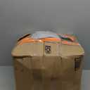 MAXYOYO 3 in 1 Bean Bag Chair, Giant Bean Bag Sofa Bed, Floor Mattress with High-Density Foam Filling, Bean Bag Chair for Adult (Full, Silver Grey) With Brown Faux Shag Blanket