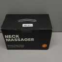 Neck Massager for Pain Relief Deep Tissue, Shiatsu Neck and Back Massager With Heat, Electric Massage Pillow for Shoulder Leg Body Muscle Pain Relief, Gifts For Women Men Mom Dad (Grey with bag)