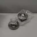 TRQ Left and Right Wheel Bearing and Hub Assembly Set 2 Piece Compatible with 14-21 BMW i3 18-21 i3s 14-15 Mini Cooper L4 2.0L 14-15 Cooper L3 1.5L 2016 Cooper 2017 Cooper 2017-2019 Cooper Clubman S