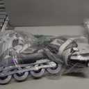 Women's Adjustable Inline Skate, Roller Skates Blades for Female Adults (Large-Women 5-8, Purple)