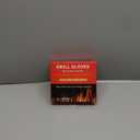 QUWIN BBQ Gloves, Oven Gloves, 1472 Extreme Heat Resistant,Grilling Gloves Silicone Non-Slip Oven Mitts, Kitchen Gloves for BBQ, Grilling, Cooking, Baking-1 Pair (Black, One Size Fits Most)