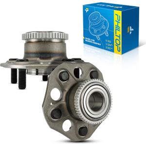 PHILTOP 512144 Rear Wheel Bearing Fit for Honda Prelude 1997-2001, 5 Lugs Wheel Hub Assembly