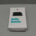 Pet Parents Washable Belly Bands for Male Dogs (3pack) + Extendrs of Durable Dog Diapers Male, Premium Male Dog Diapers & Dog Wraps (Medium, Black) (Medium (16-20"))