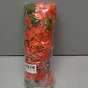 Bougainvillea Artificial Flowers Plants for Outdoors Outside Fall Autumn Decor, 2 pcs Faux Silk Long Trailing Vines UV Resistant Look Real Orange Fake Flowers for Front Door Porch Planter Urn Patio