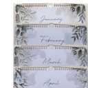 2 x Aesthetic Monthly Wall Calendar 2026 Runs from Jan 2026 to Dec 2026 Vertical 11.6x14.6'' Small Size Spiral Binding Hanging Wall Calendar Year's Planner with Clear Waterproof Cover