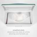 Ubbi Baby Wipes Dispenser with Weighted Plate and Secure Seal, Nursery and Baby Registry Essential to Keep Wipes Fresh, Open Water