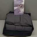 Weighted Blanket Queen Size (Dark Grey, 60''x80'' | 25 lbs) Cooling Breathable Heavy Blanket with Glass Beads for Adults