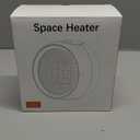 Space Heater, Portable Electric 500W PTC Ceramic Heaters for Indoor Use, Efficient Fast Heating, Tip-Over & Overheat Protection, Quiet Small Mini Desk Heater for Bathroom Home Office Bedroom (Black)