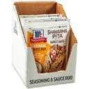 McCormick Shawarma Pita Seasoning with Garlic Sauce Mix, 1.37 oz (Pack of 6) (EXP 06/09/26)