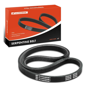 A-Premium Engine Serpentine Drive Belt Compatible with Toyota Echo 2000-2005 & Scion xA xB 2004-2006 & Smart Fortwo 2005-2007, 0.7L 0.8L 1.5L, 33.46 Inches