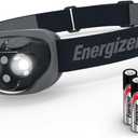 Energizer PRO LED Headlamp, IPX4 Water Resistant Headlamps, High-Performance Head Light for Outdoors, Camping, Running, Storm, Survival LED Light for Emergencies (Batteries Included) (Midnight Black)