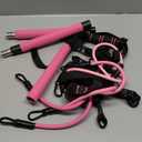 Pilates Bar Kit with Resistance Bands, Multifunctional Pilates Bar for Women & Men with Heavy-Duty Metal Adjustment Buckle, Pilates Home Equipment for Full BodyWorkouts