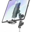 Car Tablet Holder for Dashboard/Windshield,[66LBF Super Suction Cup][Metal Adjustable Arm] Heavy Duty Mount for SUV/Truck, Fits iPad Pro 12.9 Air Mini, Galaxy tab, iPhone, 6.1-15.6" Device