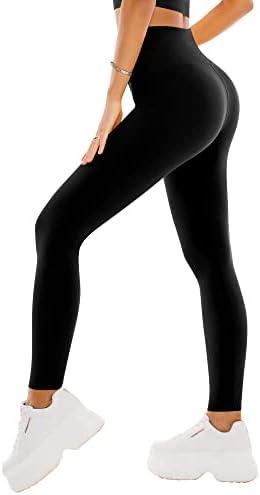 SINOPHANT High Waisted Leggings for Women - Full Length Capri Buttery Soft Yoga Pants for Workout Athletic L_XL
