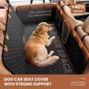 A-Pce 600D Heavy Duty Dog Car Seat Cover for Back Seat,2025 Upgraded Hard Honeycomb Bottom Back Seat Extender for Dogs- Holds 600lbs,Waterproof Scratch Proof Nonslip Dog Hammock for SUV