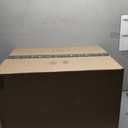 IRIS USA Cat Litter Box, Large Cat Box Enclosure, Top Entry with Litter Catching Lid, Enclosed with Scoop, White/Gray 