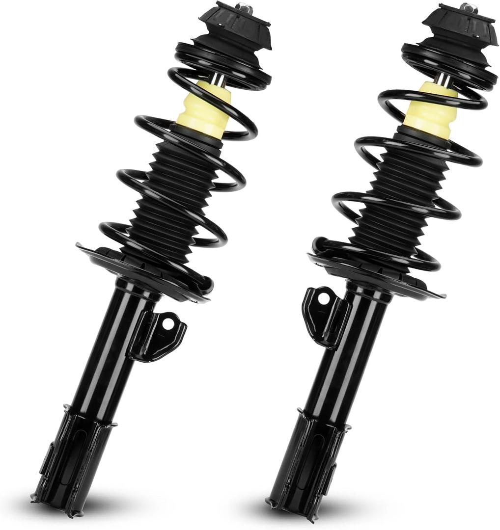 Front Complete Strut Shock Absorber Compatible with Toyota Yaris 2006 2007 2008 2009 2010 2011 2012, Struts with Coil Spring 272289 272288 (Set of 2)