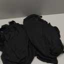 ZATOOTO Car Window Screen for MPV Minivan Truck, 4 Pack Single Layer Covers for Sliding Door Large Square Windows, Shade for Baby Family Pets Camping Sleeping, Black