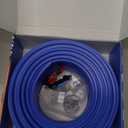 20Ft Flexible Race Track, Slot Car Race Track Set for Kids Ages 3+, Dual Racing Game 2 High-Speed Cars 1/ 64 Scale, w/ 8 Suction Cups, 4 Alloy Cars– Ideal Christmas Birthday Gift for Boys & Girls (Blue)