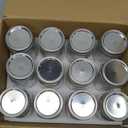 Wide Mouth Mason Jars - 32 oz, 12 Pack Large Glass Jars with Airtight Lids, 1 Quart for Pickling, Canning, Fermenting and Food Storage, Microwave & Dishwasher Safe