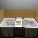 Kitchen Sinks 32x18 Inch Undermount Kitchen Sink Stainless Steel Sink 16 Gauge Single Bowl Set (5 Item Bundle: Sink, Bottom Grid, Drain Assembly, Drain Cap, Towel)