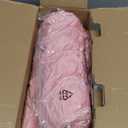 ESTINGO Heated Throw Blanket, Electric Blanket Throw Size with 4 Hours Auto Off & 5 Heating Levels, 50"x60" Electric Heated Blanket with ETL & FCC Certification for Home Office, Light Pink