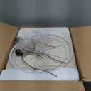 29" Tall Farmhouse Table Lamp for Living Room Set of 2,Vintage Retro Nightstand Lamps with USB C+A Ports & AC Outlet,3-Way Dimmable Touch Bedside Lamp for Bedroom Side Table,Dark Brown