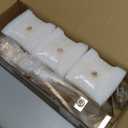 3 Arms Crystal Bowl Tealight Candelabra Votive Candle Stand, Candlestick Holders Wedding centerpieces for Tables Crystal CandlestickCenterpiece Table Decorations (Gold)