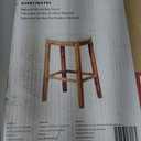 Linon Home Décor Kingston Acacia Bar Stool, Brown