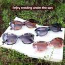 LADEESSE 4 Pack Bifocal Reading Sunglasses for Women Fashion Cateye Sun Readers Outdoor Reading Glasses UV400 +2.75 Protection
