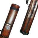 2x2 Hard cue case Oval Pool Cue Billiard Stick Carrying Case, One Size