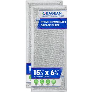 Downdraft Stovetop Filter Replacement for 71002111 Jenn Air Filter Downdraft 15.6 x 6.4 - Range Oven Filter Fits Into Jennair Downdraft Filter Vent and Protects the Stove Fan (2-Pack)