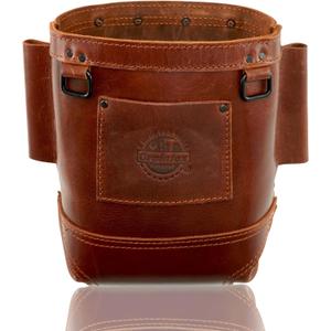 Graintex Nut & Bolt Bag Ambassador Series, Top Grain Leather, Tool Bag, Tool Belt for Ironworker Tools, Durable and Versatile Nut & Bolt Organizer for Professional Use