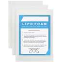 3 Pack Lipo Foam - Post Surgery Ab Board for Use with Post Liposuction Surgery Flattening Abdominal Compression Garments Liposuction Foam pads for Recovery 8"X11" (White)