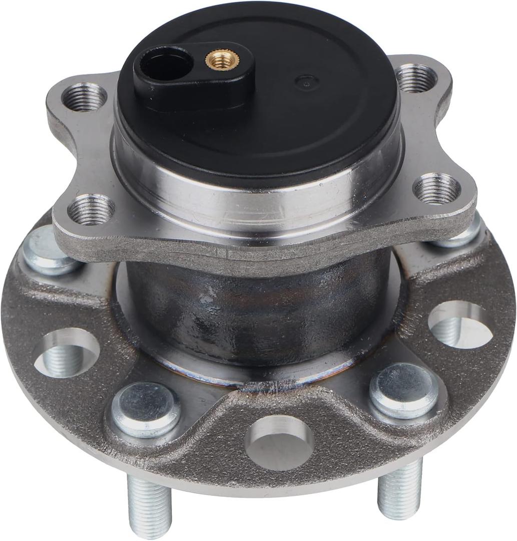 KUSATEC 512332 Rear Wheel Bearing and Hub Assembly Compatible with Chrysler 200 2011-2014/Sebring 2007-2010;Dodge Avenger 2008-2014/Caliber 2007-2012;Jeep Compass Patriot 2007-2017, 5 Lug w/ABS