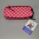 Cerbonny Small Cooler Bag Freezable Lunch Bag for Work School Travel, Leak-proof, Insulated, Waterproof, Portable, Pink Checkerboard