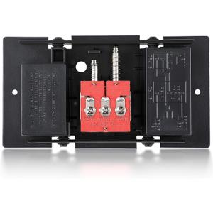 Saillong Wired Doorbell Chime Mechanism Assembly, Core Replacement, 16V 10VA Front and Rear Door Chime for Home Wall Inside, Compatible with Regular Doorbell Button and Transformer, Two Loud Sounds