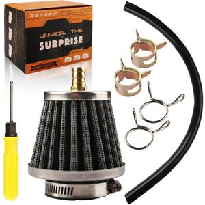 35mm (1-3/8") Air Filter for Taotao Coolster 110cc 125cc 70cc 50cc 90cc 150ccBaja Sunl Apollo SSR ATV ATV Quad Dirt Bike Pit Bike Dune Buggy 4 Wheeler Go Kart Pit Dirt Bike Parts