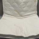 Pack and Play Mattress Topper - 38" x 26" x 1.5", Soft & Firm Premium Foam Pack N Play Mattresses Pad, Odorless Baby Foam Playpen Mattresses,Portable Playard Mattress Topper- Breathable & Comfort (Simple White)