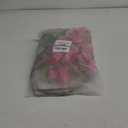 IPOPU Pink Hanging Flowers Artificial Plants 3Pcs Fake Wisteria Vine Garland 4.6ft Lily of The Valley for Outdoors Hanging Silk Flowers for Wall Backdrop Wedding Arch Home Garden Decorations(Pink)